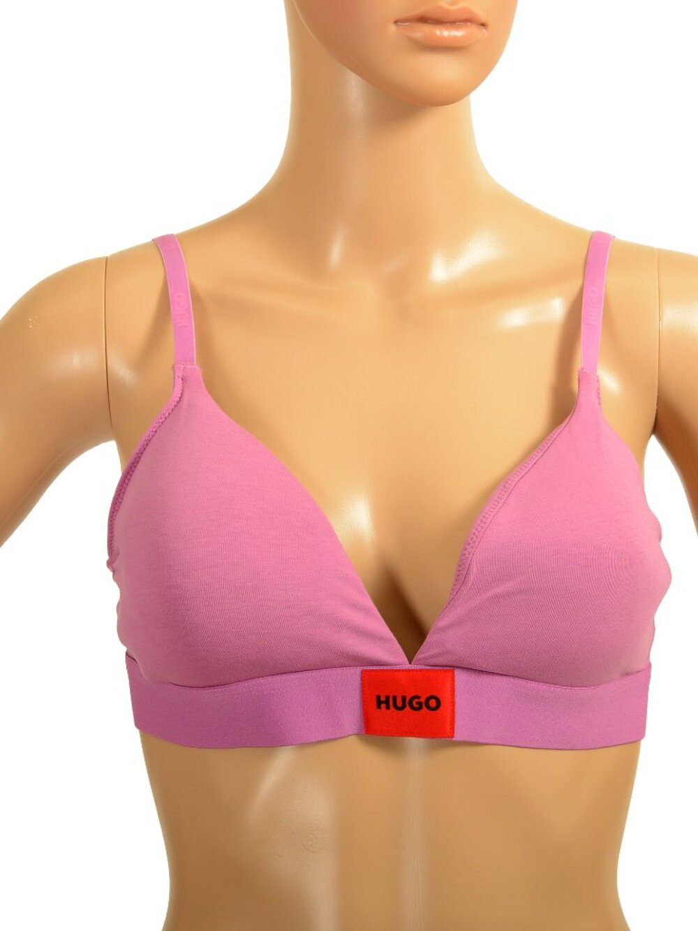 Hugo Boss Women's "Triangle Red Label" Purple Padded Bra US L IT 44